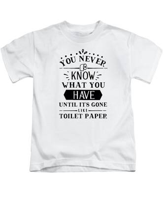 T-Rex Oh Crap Toilet Paper T-Shirt Baby Girl Flounced T Shirts Fashion Basic Shirt for 2-6T Kids Girls 